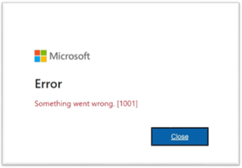 Chia sẻ cách khắc phục lỗi Outlook “Something Went Wrong [1001]”